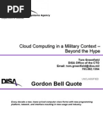 Cloud Computing in A Military Context