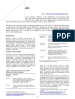 Assessing Data Quality: by Michael Lyon Tel: 020 7601 5466 Email