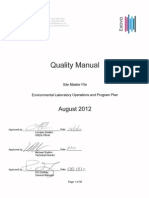 Lab Quality Manual QAMREV10 - 2012