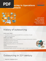 Outsourcing in Operations Management 