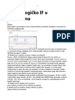 Excel - Logičko IF U Formulama PDF