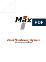 Plant Numbering