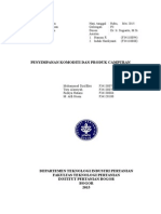 Laporan Praktikum TPP Produk Campuran