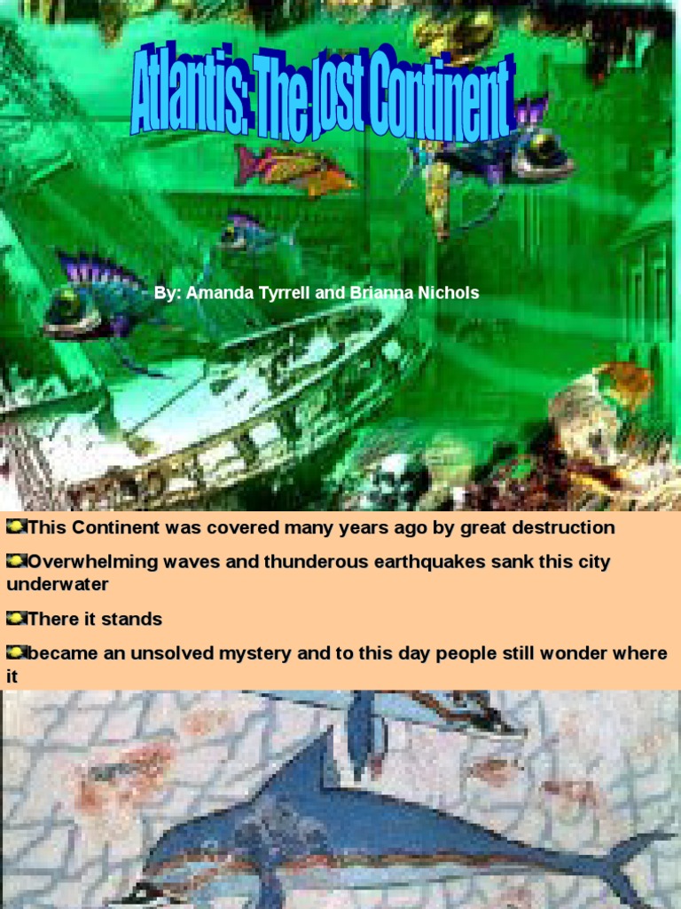 The Mystery of Atlantis Explained | PDF | Social Science