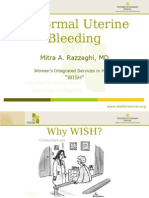 Abnormal Uterine Bleeding - Mitra Razzaghi