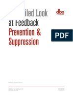 Feedback Prevention and Suppression Guide