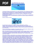 ELEMENTAIS DA ÁGUA