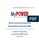 5 - MyPower - Inisiatif Ke Arah Pembangunan Industri Dan Penjelasan Mengenai Penjana Bebas