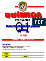 Química Orgânica - Caderno 01