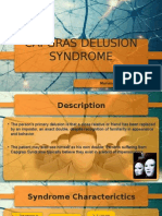 Capgras Delusion Syndrome: Mariana Acevedo & Joshua Hales