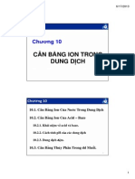  Cân Bằng Ion