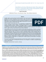 The Effect of A Proposed Educational Program Using Teaching by Competitive Learning Due To Training Network in Learning Some Attacking Basketball Skills