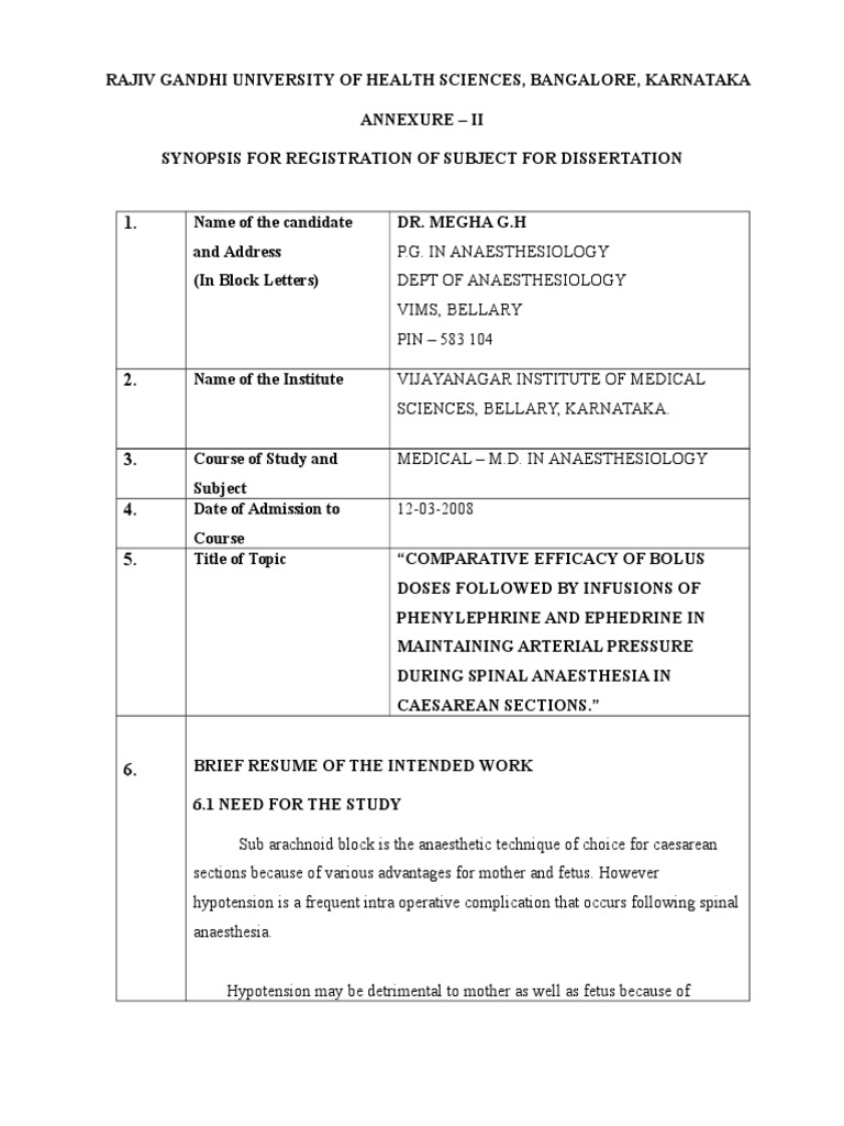 Anesthesia research topics picture