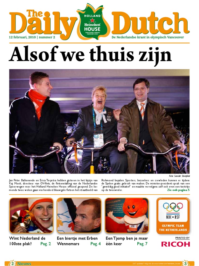 The Daily Dutch #2 Uit Vancouver - 12/02/10 | PDF