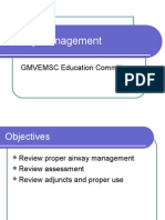 Airway Management: GMVEMSC Education Committee