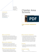 Chester Area Schools: Oral Interp Handbook