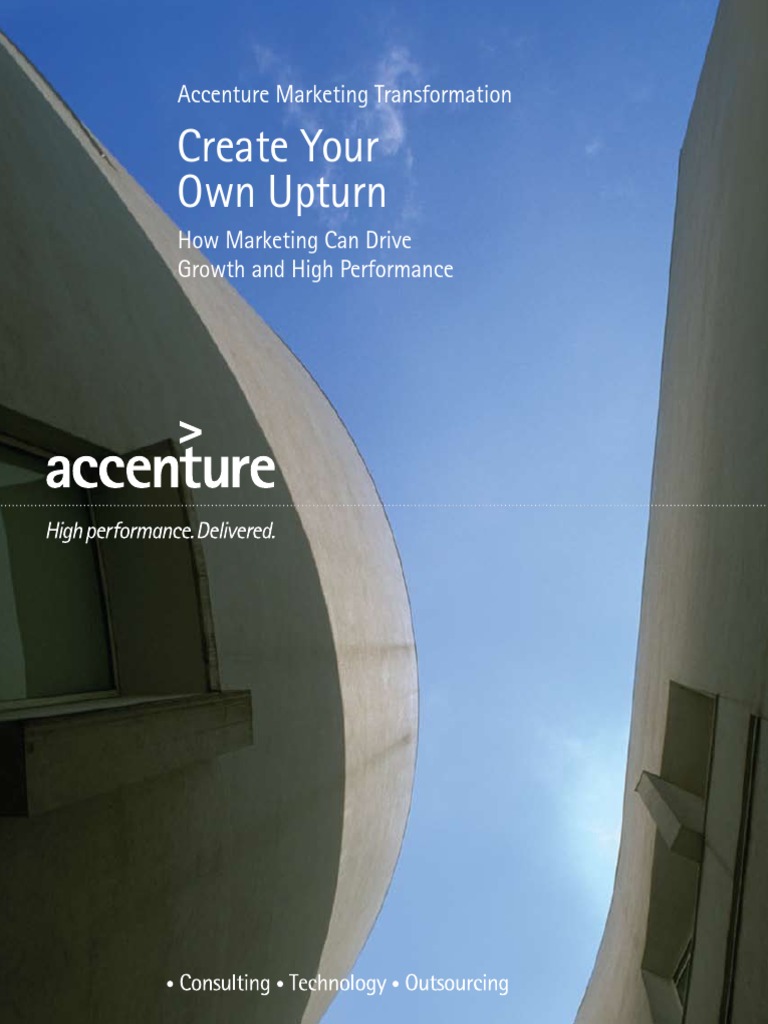 Accenture Marketing Transformation Brochure Strategic Management