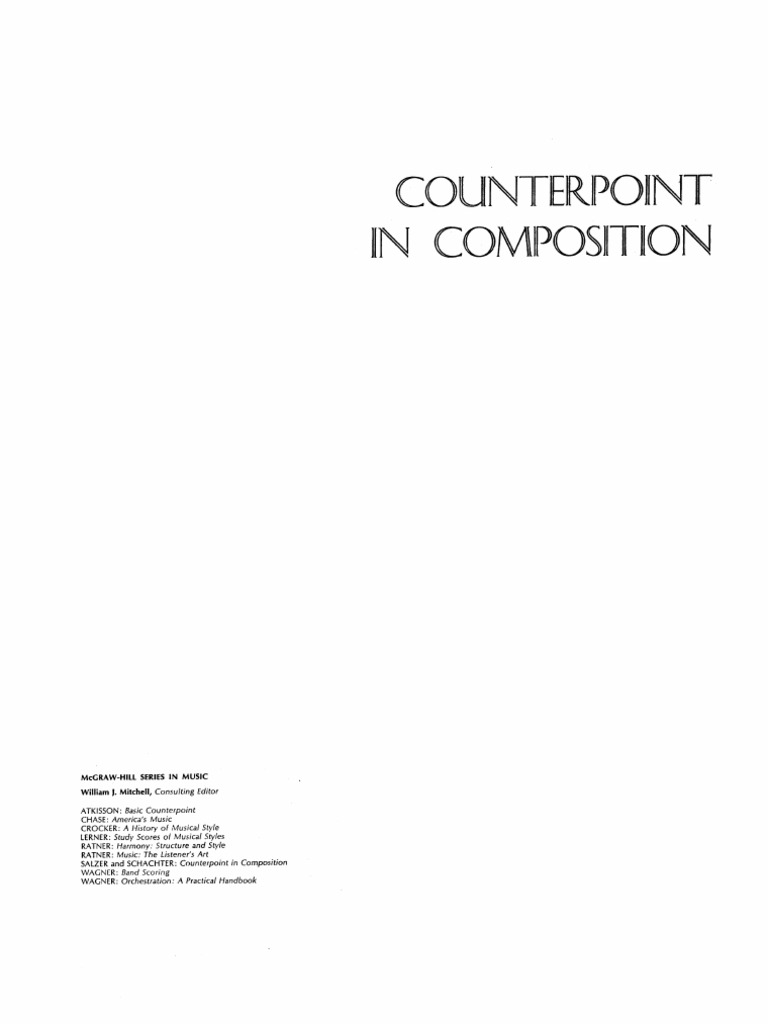 Counterpoint in Composition | PDF