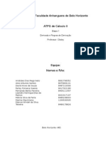 ATPS Cálculo 2 - Etapas 1 e 2 Concluidas