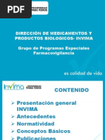 Definición y funciones del INVIMA | PDF | Salud y bienestar | Medicina