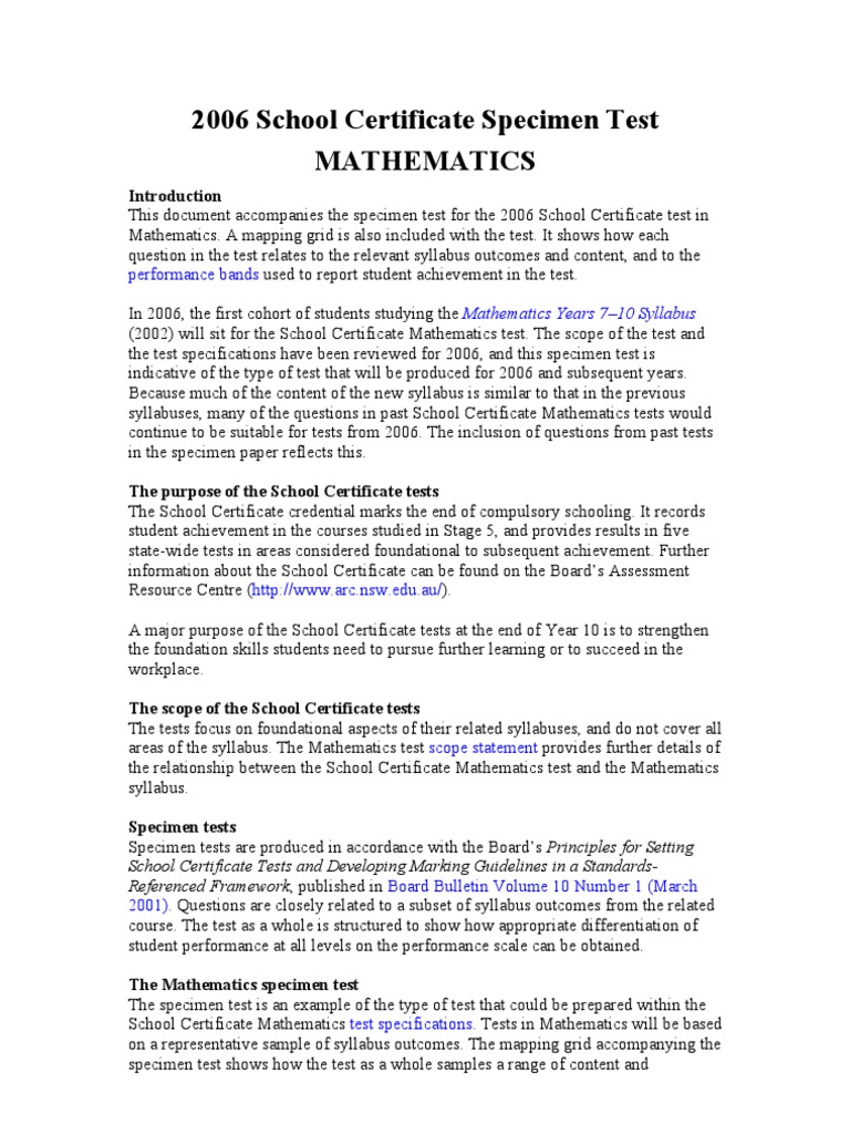 SC Specimen Mathematics 06 PDF Area Pi
