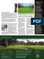 Westerham Golf Club in Golf News May 2015
