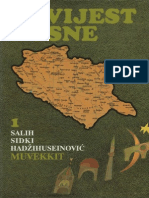 POVIJEST BOSNE 1 Muvekkit Salih Sidki Hadžihuseinović PDF