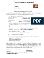 Application Form For Empanelment - Boi - Filled