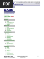 Chrysler GAGE Standard