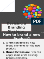 Devising a Branding Strategy