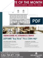 $479,880 "Buy Now" Price $449,982 : Abingshire at Venango Trails