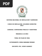 Mi Plan de Vida Autora