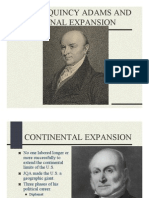John Quincy Adams and National Expansion