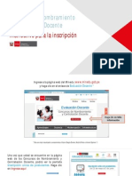 Instructivo de Inscripción Para Nombramiento