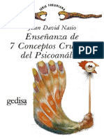 1.- Nasio, J.D. 7 Conceptos Cruciales Del Psicoanálisis. 238p