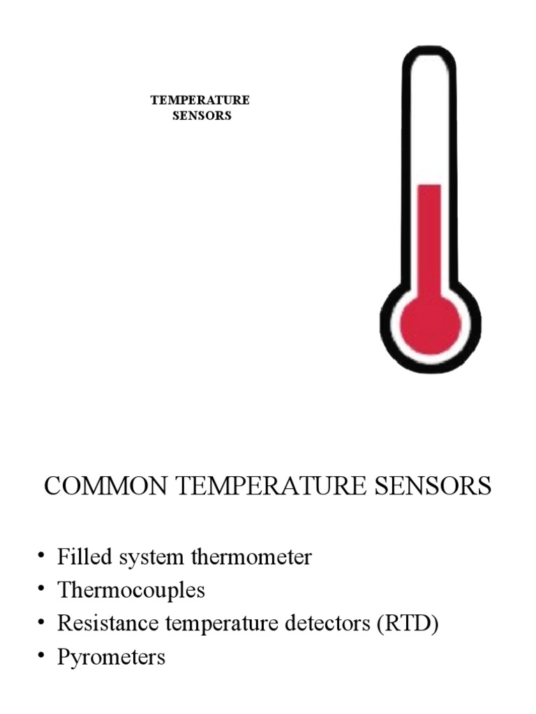 Overview of Common Temperature Sensors | PDF