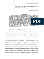 Ausencia Aparicion y Reforma de La Seguridad Social en El Co