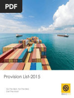 Provision Catalouge by Bravo Ship Supply 