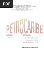 Trabajo de Petrocaribe