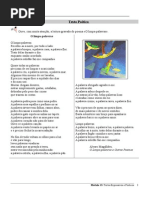 Conto Alvaro Magalhaes Limpa Palavras Ficha de Poesias