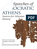 Legal Speeches of Democratic Athens