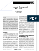 Regression To Experimental PVT Data