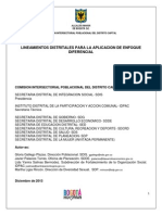 Lineamientos Distritales Para La Aplicacion de Enfoques Diferenciales 19-12-2013[1]