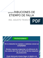 Distribuciones de El Tiempo de Falla