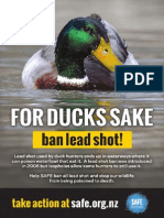 For Ducks Sake - ban lead shot!