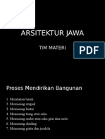 Arsitektur Jawa (Materi)