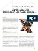 Orellana, Victor y Gajardo Fabián-La Gran Confusión Sobre Lo Publico en Educacion. Los Riesgos Entre Los Falsos Consensos y Los Falsos Disensos
