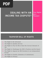 Dealing With An Income Tax Dispute?: Your Rights Asa Taxpayer