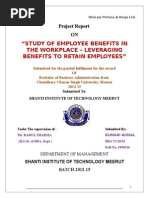 A Study on Employee Benefit welfare scheme an Organization Sriram pistion.doc