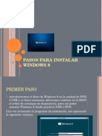 Pasos Para Instalar Windows 8